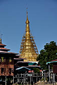 Inle Lake Myanmar. The Alodaw Pauk Pagoda, Nampan. 